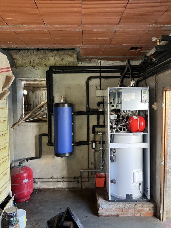 Installation d'une pompe à chaleur air eau à Castelsarrasin., Castelsarrasin, GM Elec